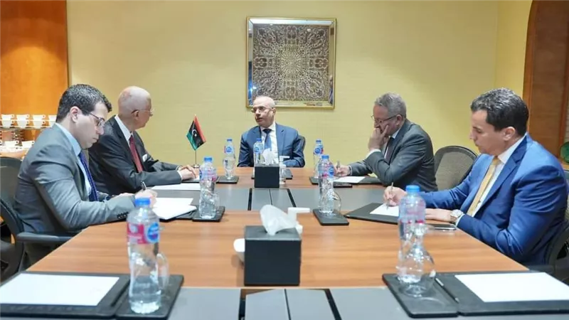 نائب وزير الخارجية للشئون الإفريقية يلتقي مع نائب رئيس المجلس الرئاسي الليبي