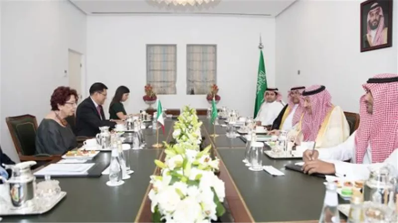 نائب وزير الخارجية السعودي يلتقي نظيرته المكسيكية
