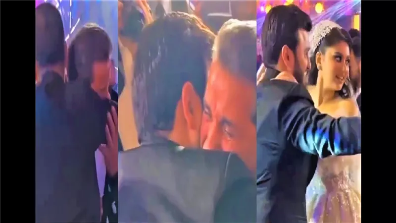 فيديو يوثق بكاء هستيري للنجم أحمد شيبه فـي فرح ابنه 