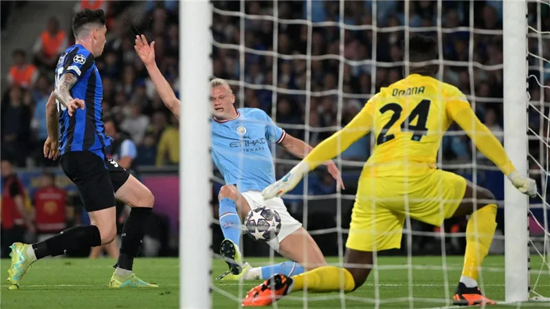 مانشستر سيتي يتقدم بالأول على إنتر ميلان في نهائي دوري أبطال أوروبا