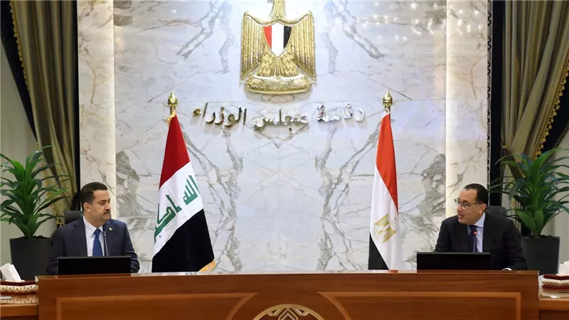 رئيسا وزراء مصر والعراق يترأسان أعمال الدورة الثانية للجنة العليا المصرية-العراقية المشتركة