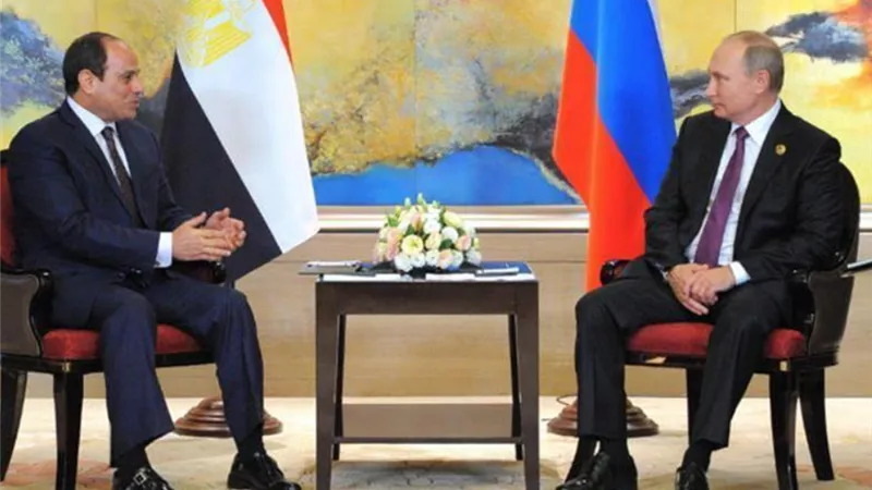 فيديو يوثق لقاء الرئيس السيسي بنظيره الروسي فلاديمير بوتين
