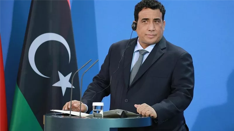 المنفي يلتقي وزير الخارجية الكونغولي ومستشار الاتحاد الأفريقي للمصالحة ‏الوطنية