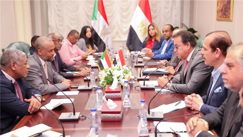 مباحثات مصرية سودانية لبحث تعزيز سبل التعاون في القطاع الصحي