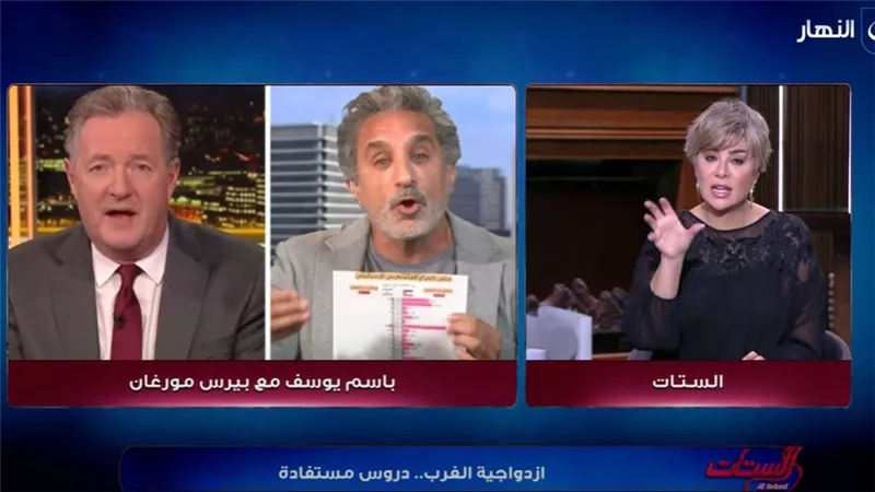 تعليق ناري على حلقة باسم يوسف وبريس مورجان من قبل 