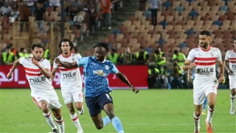 بيراميدز يتقدم على الزمالك بهدف في الشوط الأول بنهائي كأس مصر