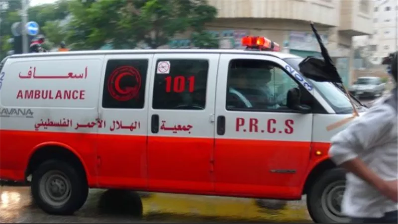 الهلال الأحمر الفلسطيني: قوات الاحتلال أطلقت النار على طاقم غزة 