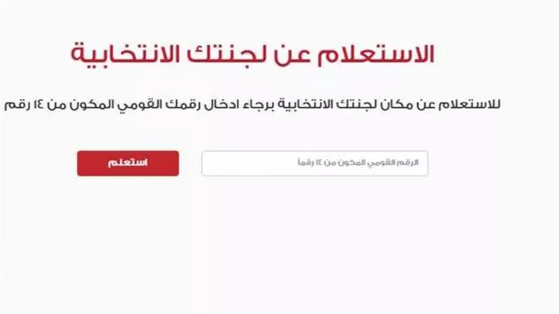  بالرقم القومي.. كيف يتم التعرف على اللجنة الانتخابي؟