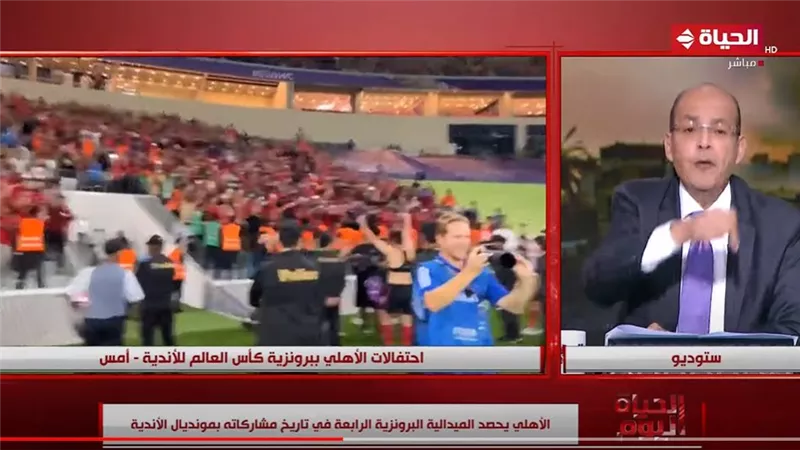 مصطفى شردي: ينصر دينك يا أهلي.. كل الشعب المصري بيشكركم أنكم رفعتوا اسم الكرة المصرية (فيديو)