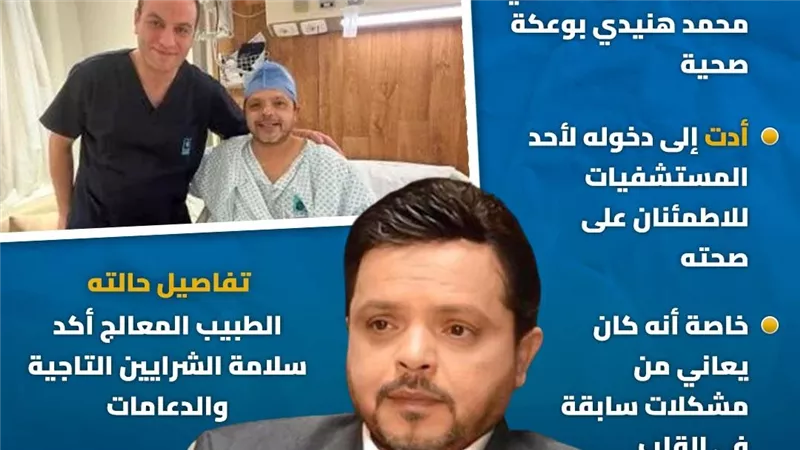 بعد دخوله للمستشفى.. تفاصيل الحالة الصحية لـ محمد هنيدي (انفوجراف)