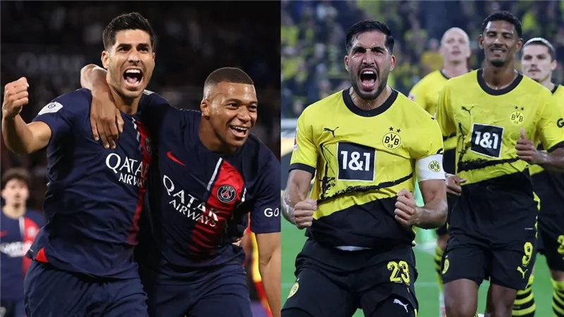 موعد مباراة باريس سان جيرمان وبروسيا دورتموند بدوري الأبطال.. والقنوات الناقلة