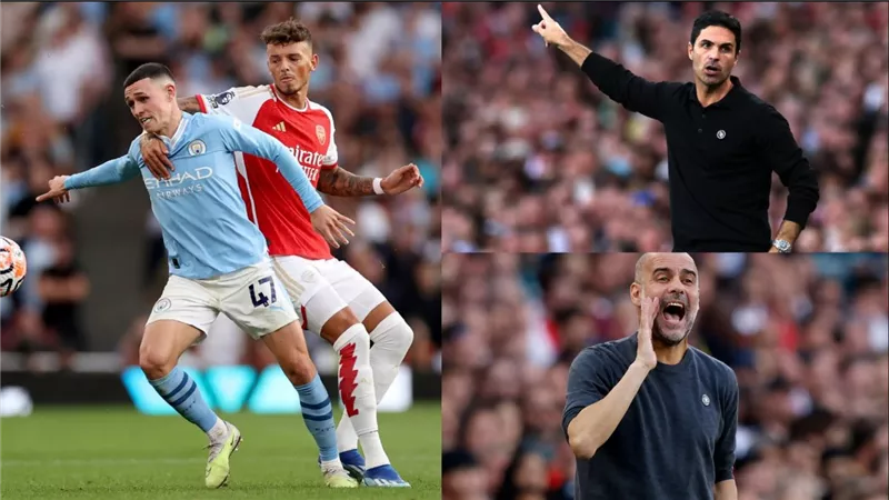 الطريق نحو التتويج بالدوري الإنجليزي.. 7 مواجهات نارية تحسم صراع أرسنال ومانشستر سيتي