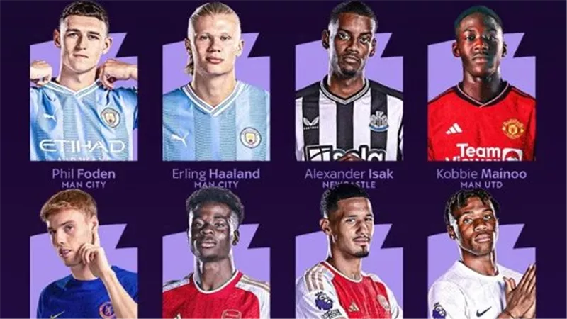 بقيادة هالاند وساكا وفودين.. 8 لاعبين يتنافسون على جائزة أفضل لاعب شاب بالدوري الإنجليزي