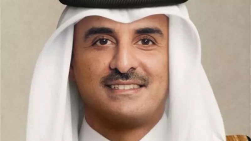 أمير قطر يبحث مع لاريجاني سبل خفض التصعيد وتعزيز الأمن الاقليمي