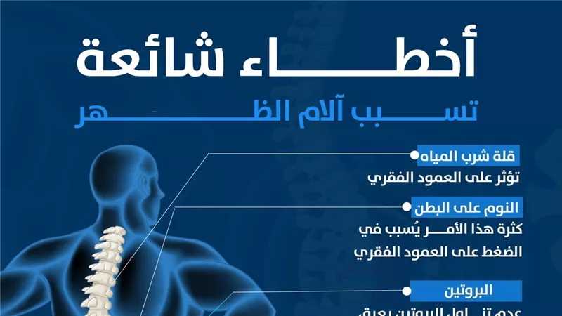 أخطاء شائعة تسبب آلام الظهر (انفوجراف)