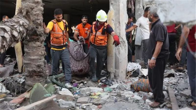 مسيرة حاشدة في جنين تستنكر مجزرة مدرسة التابعين وتدعو لوقف العدوان الإسرائيلي