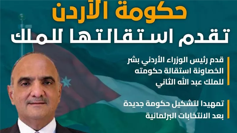 حكومة الأردن تقدم استقالتها للملك (إنفوجراف)