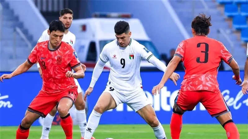 منتخب فلسطين يفرض التعادل على كوريا الجنوبية بتصفيات كأس العالم 2026