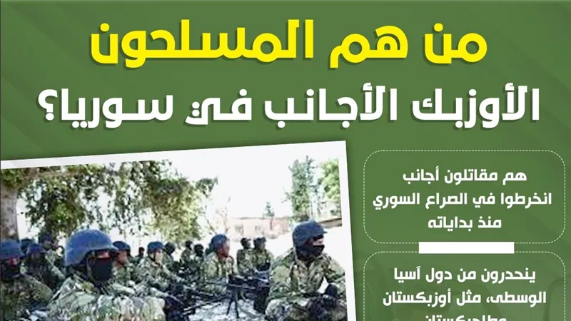 من هم المسلحون الأوزبك الأجانب في سوريا؟ (إنفوجراف)