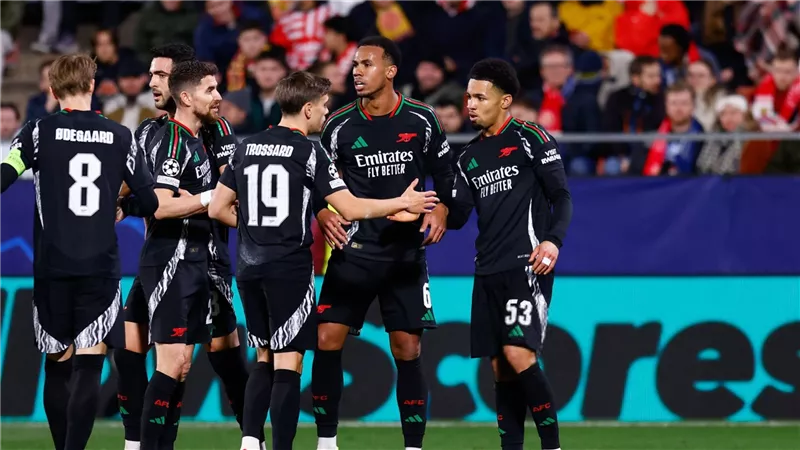 أرسنال يفوز على جيرونا بصعوبة وإنتر ميلان يسحق موناكو بدوري أبطال أوروبا