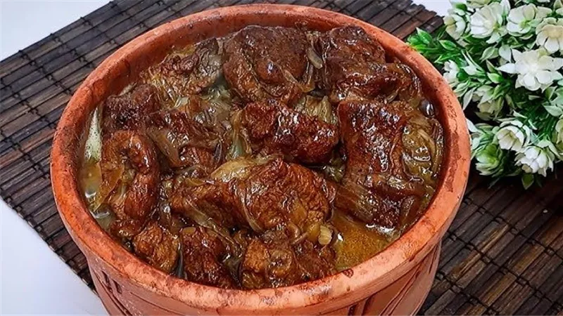 طاجن لحمة بالبصل صبحي كابر