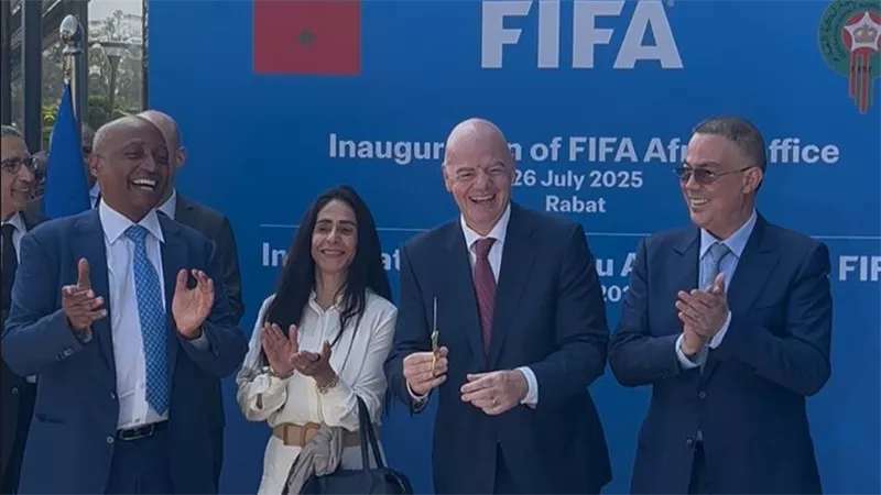 الأول في إفريقيا.. إنفانتينو يفتتح مقر فيفا بالمغرب