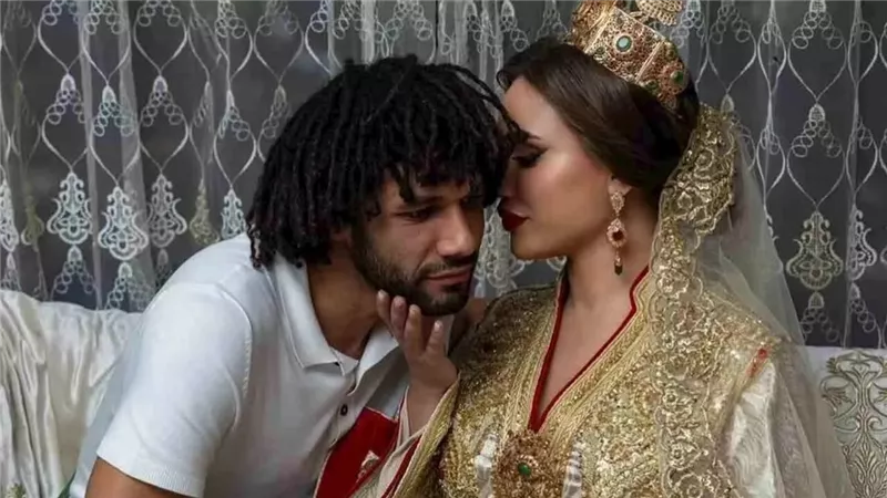 بعد مرور عام.. حنان المغربية تنشر صورا جديدة من حفل زفافها على محمد النني
