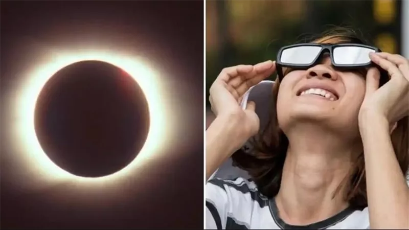 مخاطر النظر المباشر إلى كسوف الشمس