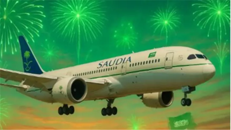 تجربة سفر فاخرة مع الخطوط السعودية خلال اليوم الوطني السعودي