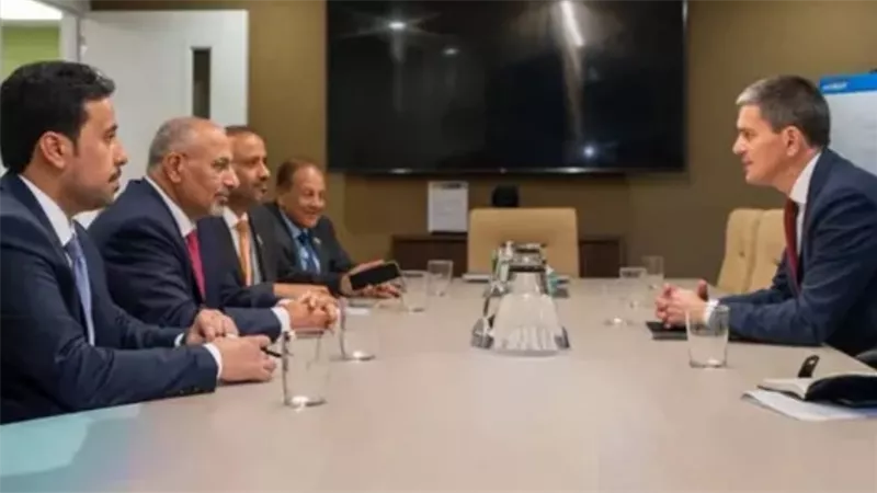 مشاركة عيدروس الزُبيدي في الأمم المتحدة: محطة مفصلية نحو التنمية وإعادة الإعمار