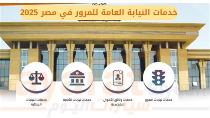 خدمات نيابة المرور 2025: تحديثات رقمية لتسهيل إدارة المخالفات المرورية