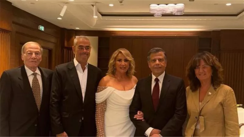 بوسي شلبي تطلق الزغروادة في حفل عقد قران إيناس الدغيدي