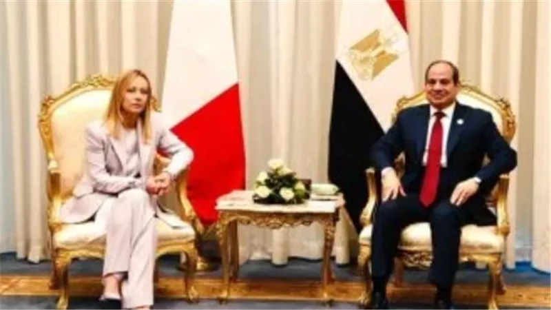 ميلوني من شرم الشيخ: ملتزمون بدعم خطة السلام والمساهمة في إعادة إعمار غزة بالتعاون مع مصر