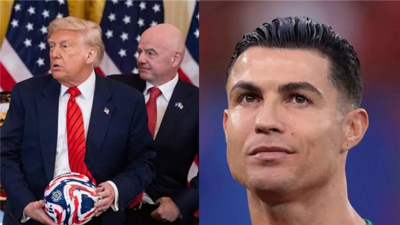 للنقاش حول السلام العالمي.. ترامب يستضيف رونالدو في البيت الأبيض