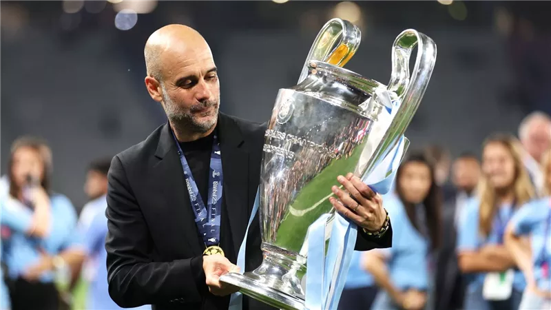 حصاد جوارديولا قبل المباراة رقم 100 مع مانشستر سيتي بدوري الأبطال