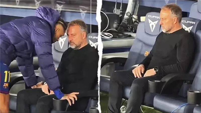 ما سر سوء حالة هانز فليك بعد الفوز على ألافيس؟.. برشلونة يوضح