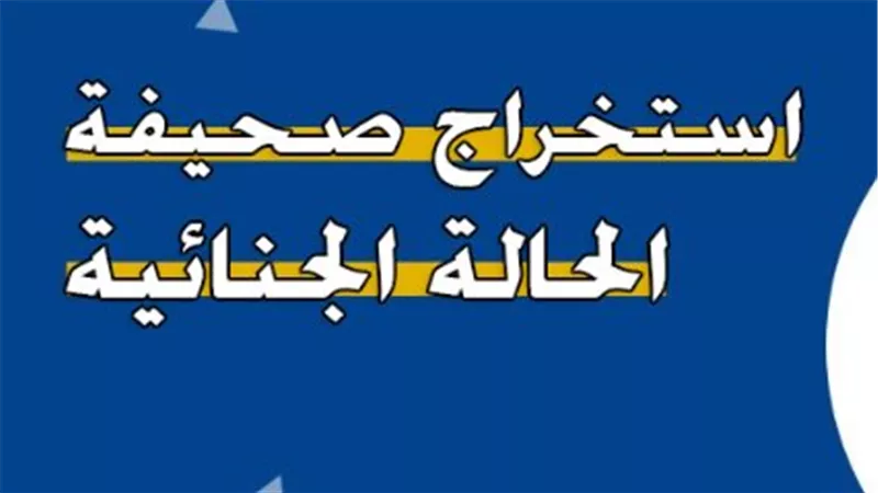 الرقم القومي هو المفتاح: استخراج الفيش الجنائي إلكترونيًا 2025 لإنهاء الإجراءات الحكومية