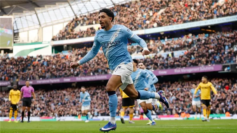 عمر مرموش يقود مانشستر سيتي لتحقيق فوزا ثمينا على وولفرهامبتون بالدوري الإنجليزي
