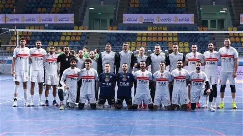 الزمالك يهزم وادى دجلة بثلاثية فى نصف نهائى سوبر الطائرة