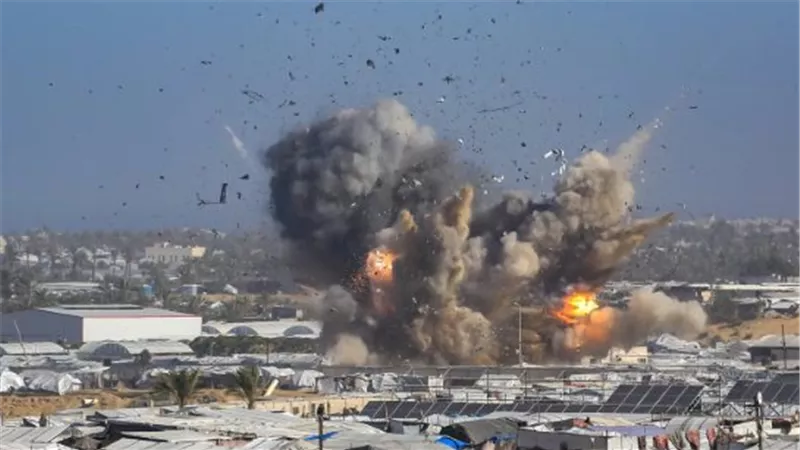 شهداء وجرحى فى قصف إسرائيلي غرب خان يونس وشمال غربي غزة