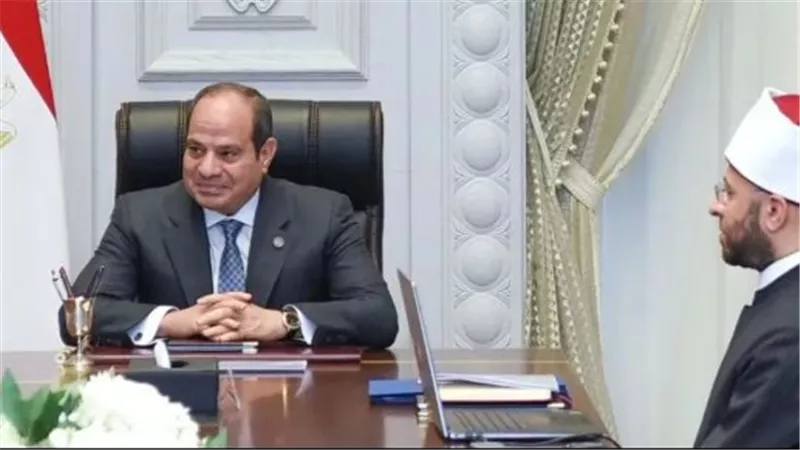 السيسي ووزير الأوقاف في احتفالية ليلة القدر: تعزيز قيم التسامح والوسطية