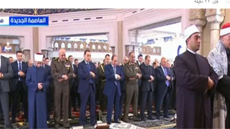 من قلب منارة العمارة الإسلامية بالعاصمة.. السيسي يهنئ المصريين بعيد الفطر 2026