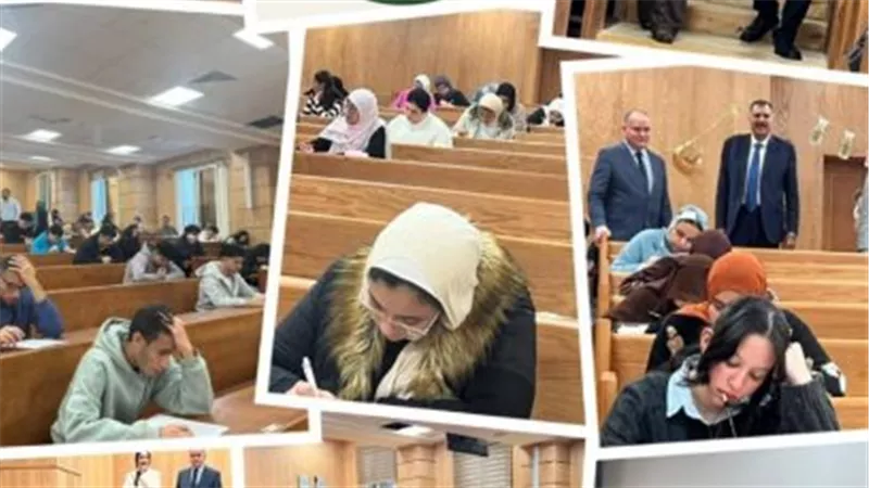رئيس جامعة القاهرة الأهلية يتابع سير الامتحانات ويشدد على توفير مناخ هادئ للطلاب