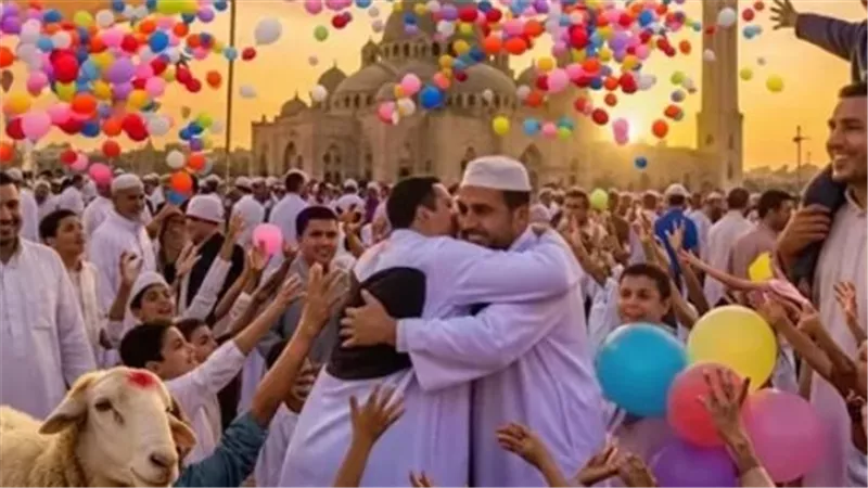 بهجة العيد في القاهرة: الآلاف يؤدون صلاة عيد الأضحى في مسجدي الصديق والحسين