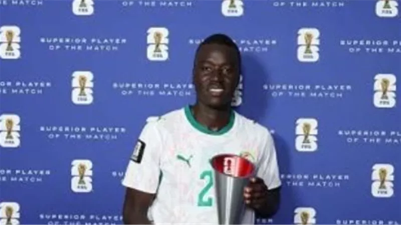 بابي جاي رجل مباراة السنغال والعراق في كأس العالم 2026