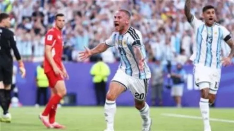 الأرجنتين تتقدم على سويسرا بهدف ماك أليستر فى الشوط الأول بكأس العالم