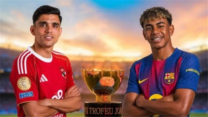5 معلومات عن مباراة الأهلي وبرشلونة في كأس خوان جامبر