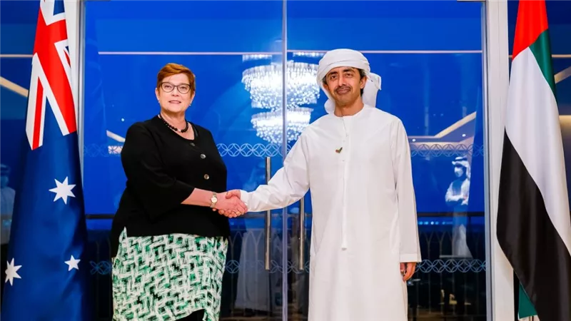 القضايا الإقليمية والدولية الأبرز.. تفاصيل لقاء عبدالله بن زايد ووزيرة الخارجية الأسترالية