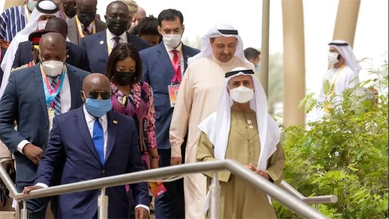  رئيس جمهورية غانا يشيد بالروابط التي أرساها إكسبو 2020 دبي بين دولته ودولة الإمارات