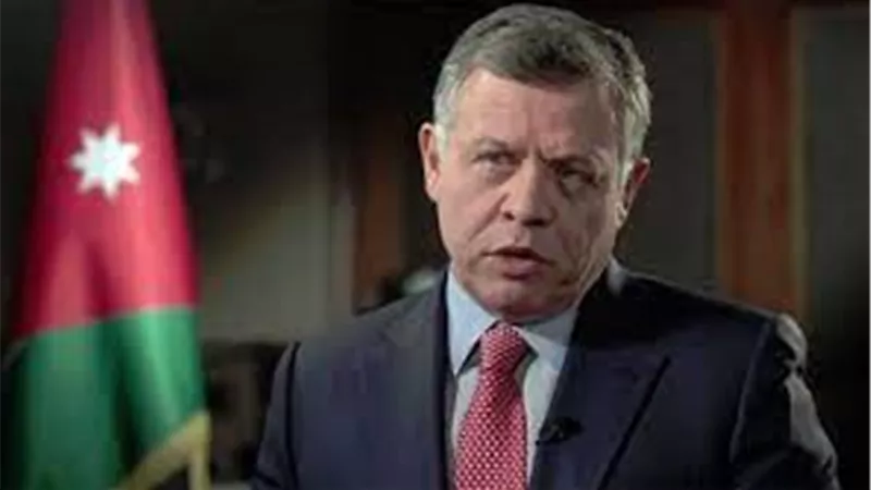 العاهل الأردني يدعو لتحقيق السلام بين إسرائيل وفلسطين: 